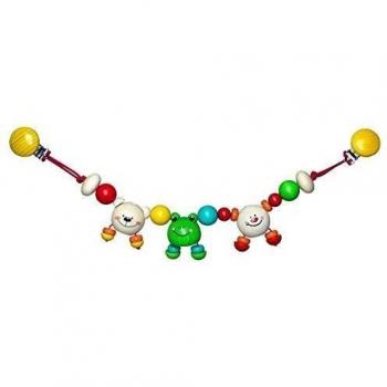 Hess 12985 - Juguete de madera de clip para basinet o cochecito, diseño fresco Mans