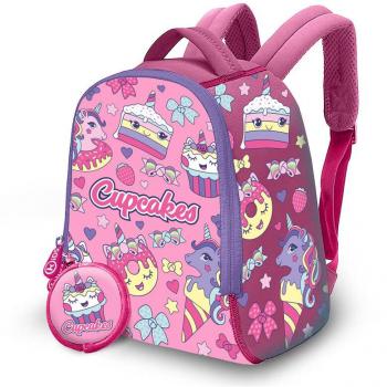 Mochila de neopreno con diseño de Cupcakes para niños de 25cm