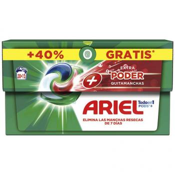 ARIEL PODS EXTRA PODER QUITAMANCHAS 3en1 DETERGENTE 42 CAPS