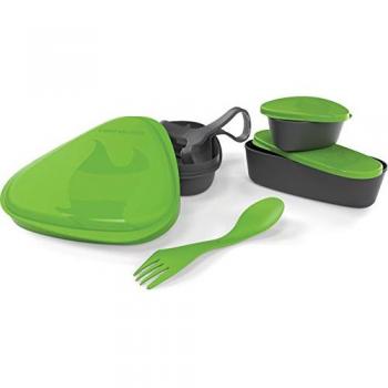Light My Fire Campinggeschirr Outdoor - Lunchkittm 6teilig - Set de cocina para acampada, color verde