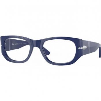 Persol PO3307S Col. 1170GG Unisex Square Sunglasses Blue Size 52 MM