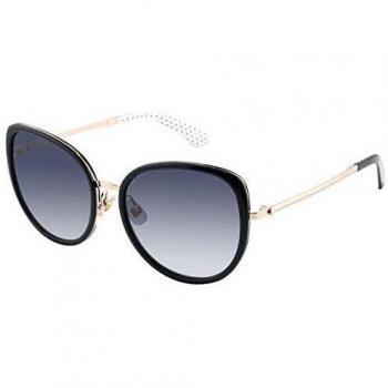 Kate Spade Modern Black Sunglasses, Female, Black, Size: 57 MM
