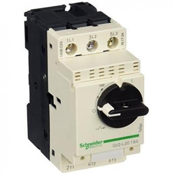 Disyuntor-Motor Magnético Schneider Electric GV2L20, 18A, 50KA, dimensiones 89mm x 45mm x 97mm