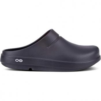 Zuecos Unisex Oofos Ooclog para Caminar - Color Negro