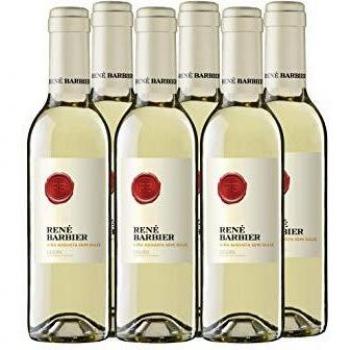 Rene Barbier Viña Augusta - Vino Blanco Semi Seco - pack de 6 de 370 ml - Total: 2220 ml