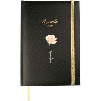 Agenda Finocam Dynamic Berlin Y10 2024 Día Página Flower Cas Multicolor Multilingüe 140x204mm
