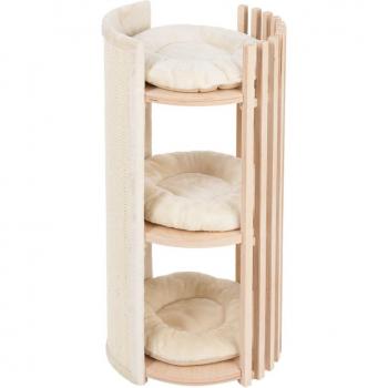 Rascador cilindro Natural Paradise Lily para gatos - Crema