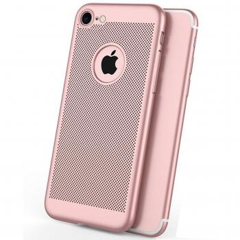 iPhone 6/6S caso, xinrd refrigeración transpirable malla Back – Carcasa y protector de pantalla para Apple Iphone 6/6S 4.7 , color negro