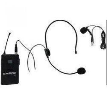 Micrófono Lavalier UHF Empire TY.MN100 Modular Negro con Receptor