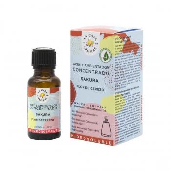 La Casa de los Aromas Aceite Aromático Concentrado Hidrosoluble Flor de Cerezo (Sakura) 18ml