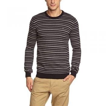 Hurley Pullover Overboard Sweater - Sudadera para hombre, color negro, talla XL