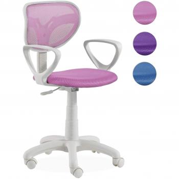Silla de estudio juvenil Touch Adec E/B Roja Fucsia