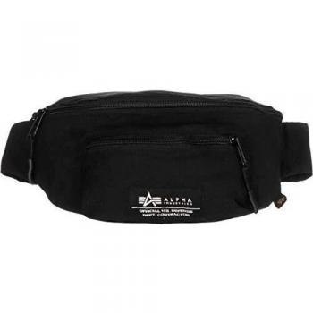 Riñonera Alpha Industries Big Waist Bag Negra Unisex 100% Nylon