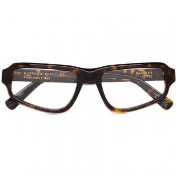 Retrosuperfuture NUMERO 113 3627 P3L Gafas Recetadas para Mujer Tortoiseshell Careyshell 56 Lentes Armazones