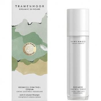 Trawenmoor Organic Skincare Redness Control Cream 50ml - Crema orgánica para el cuidado de la piel, control de enrojecimiento, 50 ml, ideal para piel con tendencia a couperose y rosácea