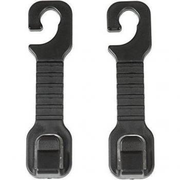 Dino 130044 Perchas para reposacabezas de automóvil, aptos para bolsas y ropa, 2 unidades