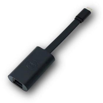 DELL USB-C - RJ-45 Negro adaptador de cable