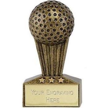 3 MICRO Golf Trophy with FREE engraving upto 30 letters A1725 by Womack Graphics