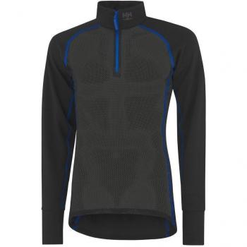 Helly hansen workwear 75080 - Manga larga roskilde por manga larga camisa funcional m, negro,