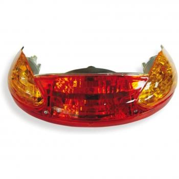 Luz trasera VICMA 7104 - Piloto trasero, diseño compacto, lente transparente, compatible con diversas motocicletas, fácil instalación, alta visibilidad LED