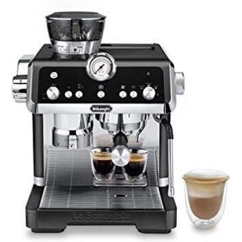 De'Longhi La Specialista Prestigio EC9355.BM Cafetera expreso con molinillo integrado y boquilla profesional para espumar la leche, negro