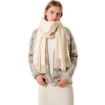 Eagool Bufanda de cachemir gruesa para mujer idea de regalo para mujer chal de lana súper suave extremadamente cálido para invierno otoño y primavera
