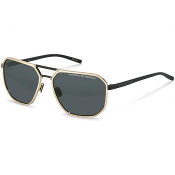 Porsche Design P8971 Polarized Sunglasses Gold Size 61