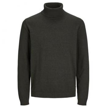 Jack & Jones Basic Turtleneck Sweater Forest Night Regular Fit XL for Men