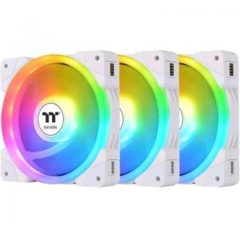 Thermaltake SWAFAN EX12 ARGB Sync PC Cooling Fan White TT Premium Edition 12cm Carcasa del Ordenador Refrigerador de Aire Blanco 3 Piezas CL-F169-PL12SW-A