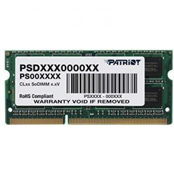 Memoria RAM Patriot 4GB DDR3L 1600MHz CL11 SO-DIMM para Ultrabook