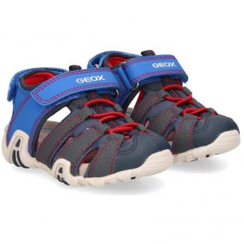 Sandalias de niño Geox Kraze Jeans - Rojo Talla 25