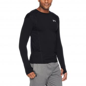 Under Armour Camiseta UA Swyft Camisa de Manga Larga, Hombre, Black/Reflective