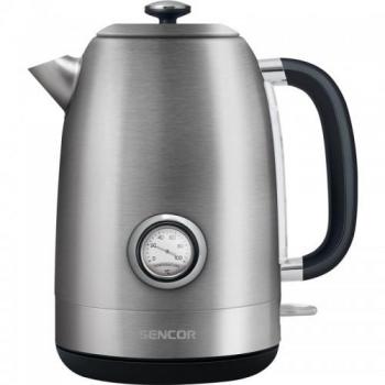 Hervidor Eléctrico Sencor SWK 1799SS de Acero Inoxidable 1,7L y 2200W con Termómetro
