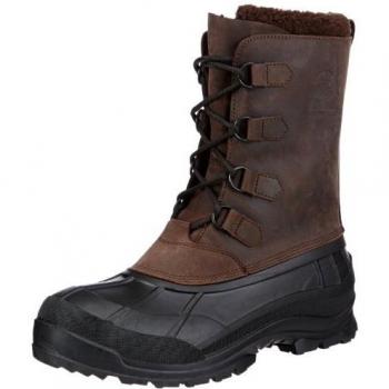 Kamik Alborg Men's Winter Hiking Boots Gaucho Brown Size 45