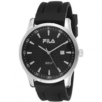 Fila Mens Golf Watch Stylish and Punctual, Black male, Size: ONE SIZE