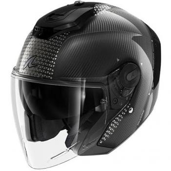 Shark RS Jet Carbon Ikonik Casco Jet - Negro (XL)