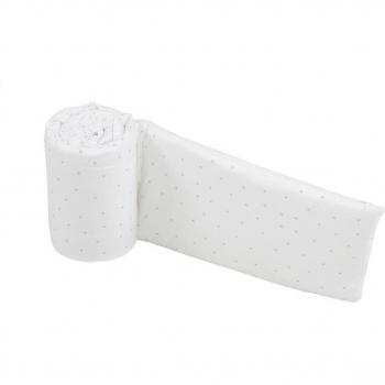 Micuna - Kit nórdico + protector para minicuna (80 x 50 cm) Micuna Shine con motivos grises y blancos
