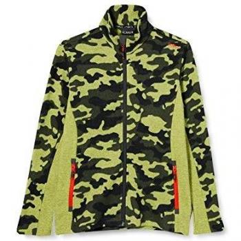 CMP Camouflage Man Jacke mit durchgehendem Reißverschluss 30H7804 Chaqueta, Niños, Cactus Jungle, 104
