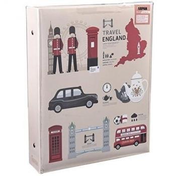 Arpan Large London Icons Design Self Adhesive 3-Ring Binder Photo Album 40 Sheets/80 Sides by ARPAN
