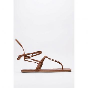 Sandalia plana Krack Harmony EYRE mujer color camel 38