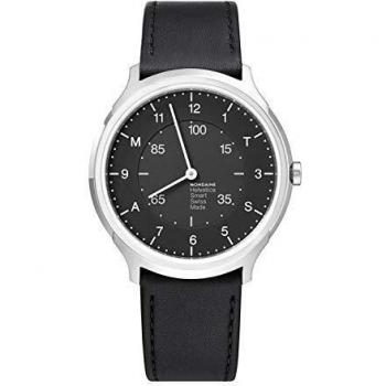 Mondaine Smartwatch HELVETICA - Cuero, Multifunción, Hombre, 3 Atm, Zafiro