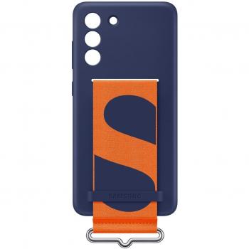 Funda de Silicona con Correa para Galaxy S21 FE 5G - Color Granate