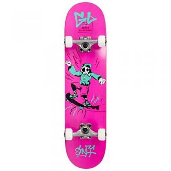 Monopatín Enuff Skateboards Freestyle Skully 7.75'' Rosa, Adultos Unisex