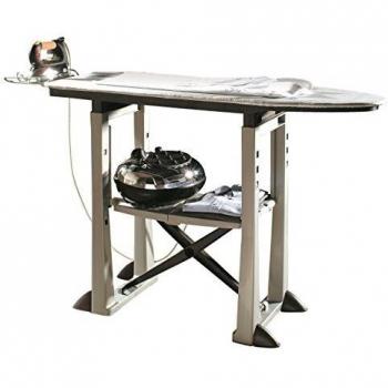 Mesa de planchar Bama Trend gris con soporte para vapor y dimensiones 137x40x92 cm