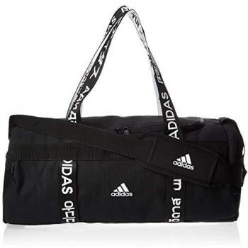 adidas 4athlts Duf S Bolsa Lona de Deporte, Unisex Adulto, Black/Black/White, NS