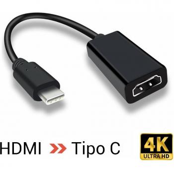 Adaptador HUB HDMI a USB Tipo C 4K ULTRA HD para TV, móvil y ordenador portátil