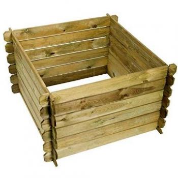 Nature contenedor de madera para compost 650 L 6070480