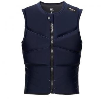 Mystic Chaleco Salvavidas Neopreno Block Impact - Chaleco salvavidas, material de neopreno, diseño de impacto, cierre frontal con cremallera, color navy, talla L