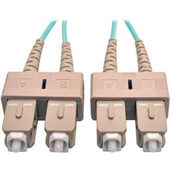 Tripp Lite 10M 10Gb Duplex Multimode 50/125 OM3 LSZH Fiber Patch Cable SC/SC Aqua 33ft