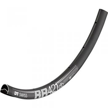 Llanta DT Swiss RR 421 DISC 28H Negra con Cerchione Rígido